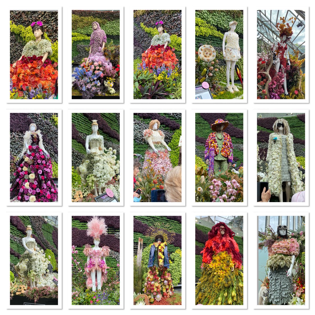 The gorgeous creations at the FLEURS DE VILLES: FEMMES Floral Exhibition at #TheCalyx at <a href="/rbgSydney/">Sydney Travel</a> #RBGSydney 💐👗 (there are 16, so I must have missed getting a pic of 1 of them) instagram.com/p/ChbOrdBP5ZL/