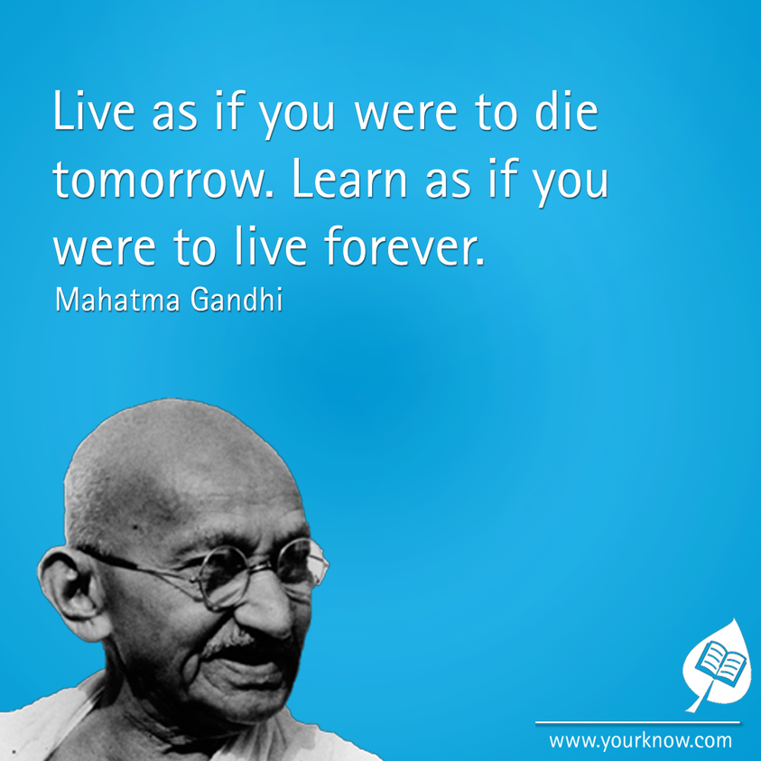YourKnowInfo's tweet photo. Live as if you were to die tomorrow. Learn as if you were to live forever.
-Mahatma Gandhi

#education #motivation  #quotes #quoteoftheday https://t.co/ArUbZoSYT3
