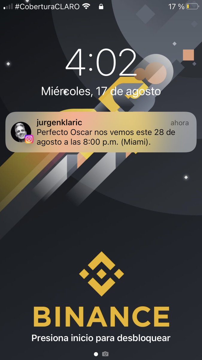 Los mensaje que amas cuando te llegan!
<a href="/JurgenKlaric/">Jurgen Klaric</a> <a href="/BinanceES/">Binance España</a> #binancewallpaper