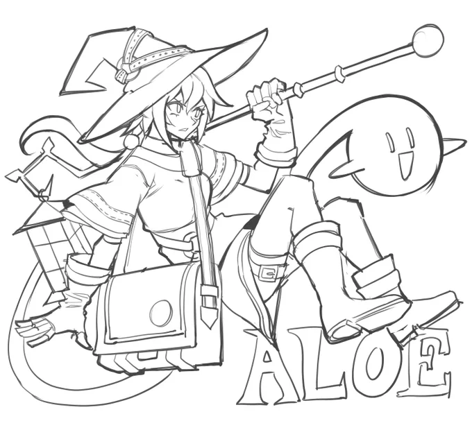 (OC WIP) Aloe Lineart

Yes I am making the lineart it's own post because who knows when I'll get around to coloring it now 