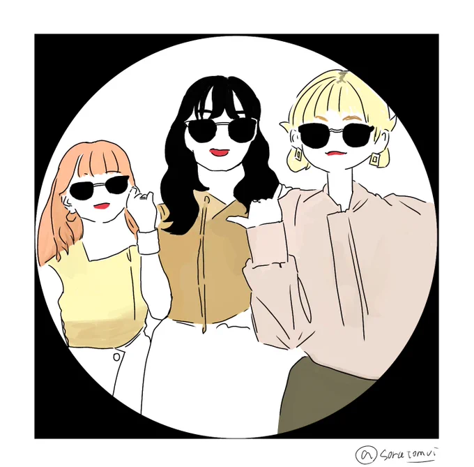これは上げどきを失ってた絵😎🤟
 #NiziU #riku #mayuka #nina 