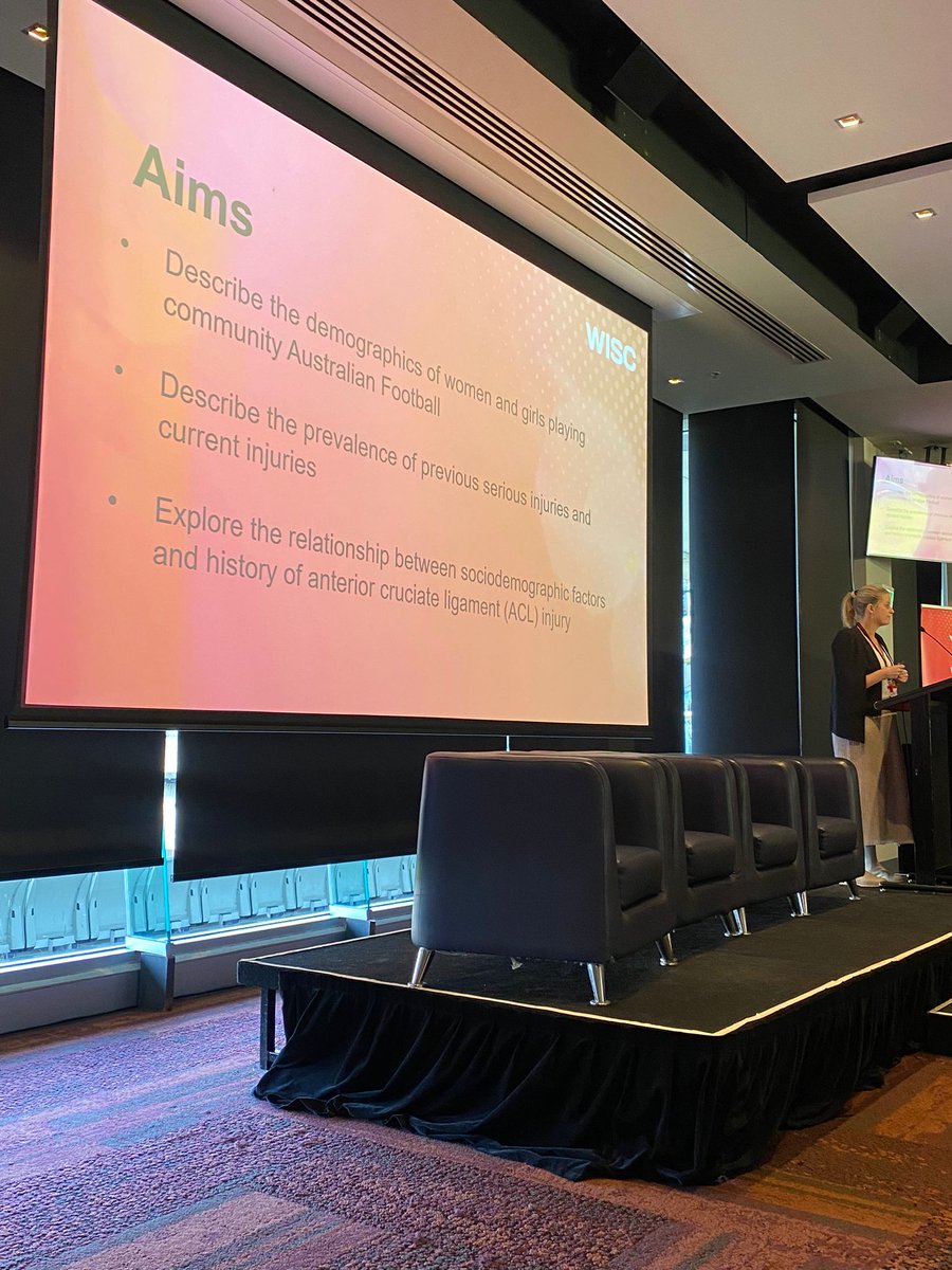 BJSM_BMJ's tweet image. Injury profile of 2440 women/girls playing community AFL + factors associated with history of ACL injury 🏉 👏 @Knee_Howells 

⚠️ An astounding 42% reported history of at least 1 serious concussion 🤕 

What's next for injury prevention in this population? #WISC22

@LaTrobeSEM