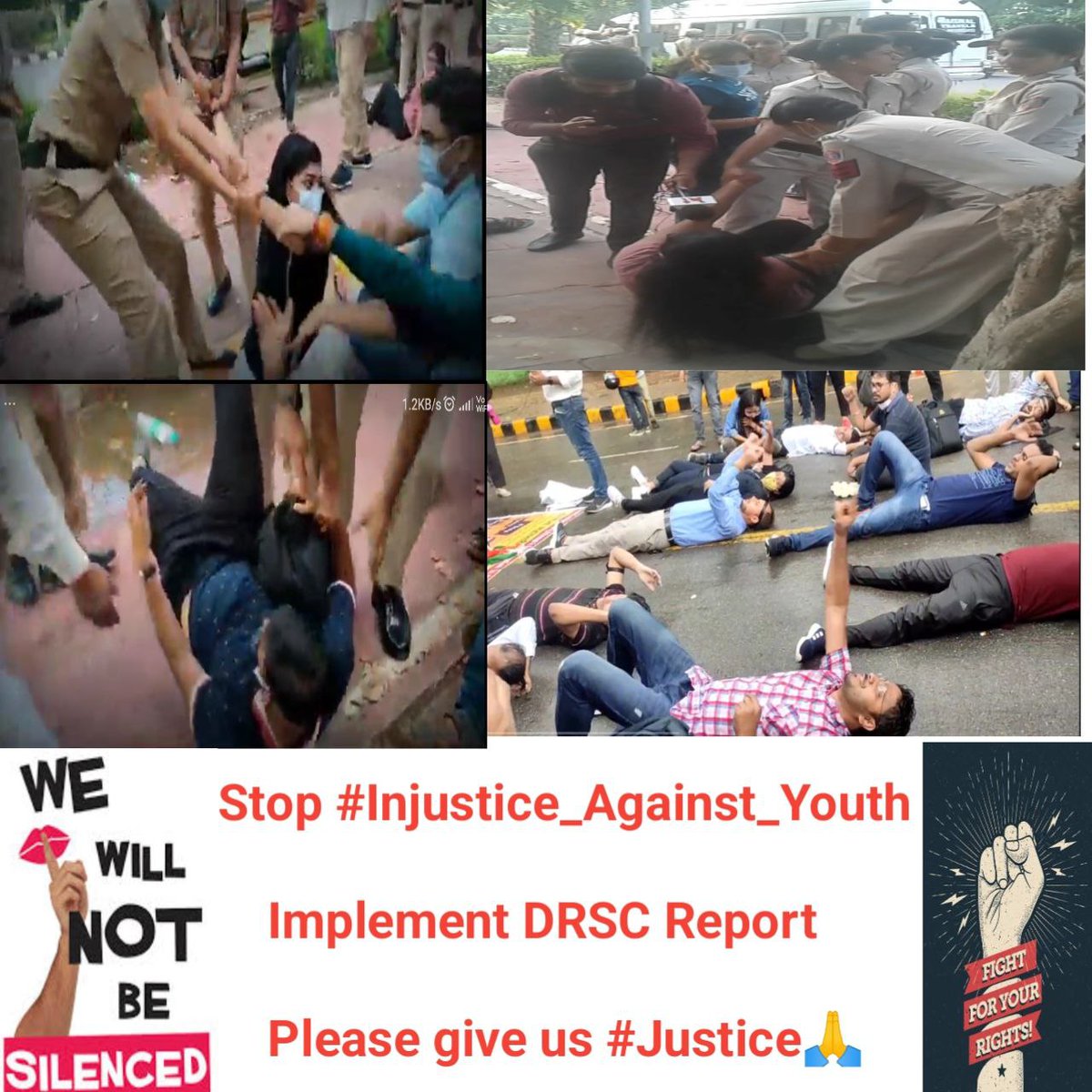 UpscExtra's tweet photo. We will never let Govt. to compromise it's Duty towards the youth. 
#COVID19 Pandemic was not our fault! 
Implement DRSC Report

#UPSCExtraAttempt
#Injustice_Against_Youth

@PMOIndia @narendramodi 
@AmitShah @SushilModi 
@DeependerSHooda
@JethmalaniM @sasmitpatra https://t.co/Jgser4g9Uv