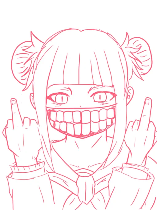 ←2021/01人生初描きのトガちゃん2022/08今日描いたトガちゃん→ #成長してたらRT見た人もやる 