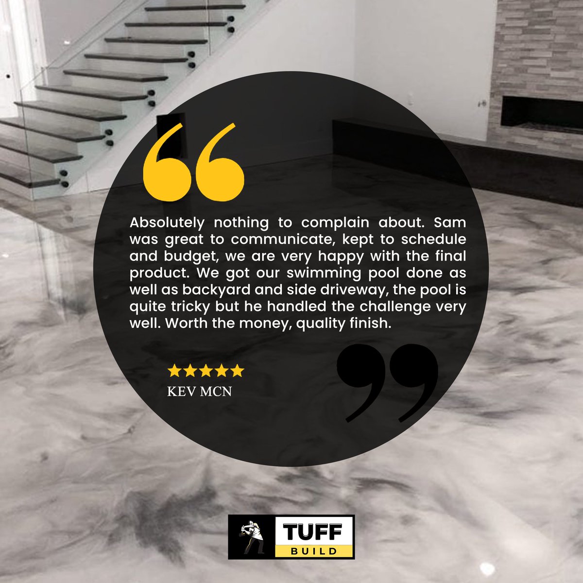 TuffBuild's tweet image. You gave us the opportunity to serve you. Thank you for your continuous support.

#Customerreview #bestreview #Flooringexpert #floorsolutions #flooringcontractor #Customerfeedback #highquality #Melbourne #Pointcook