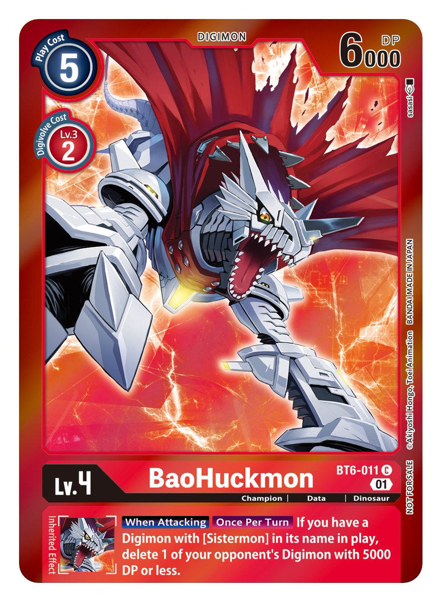 Event Pack 3 Card Reveals] Daily reveals begin with the alternative arts  for BT6-009 Huckmon, BT6-015 SaviorHuckmon, and BT6-011 BaoHuckmon! Join  the events for exclusive 2022 Championship promotional cards!  https://t.co/CEe6MRRyYm #DigimonCardGame ...