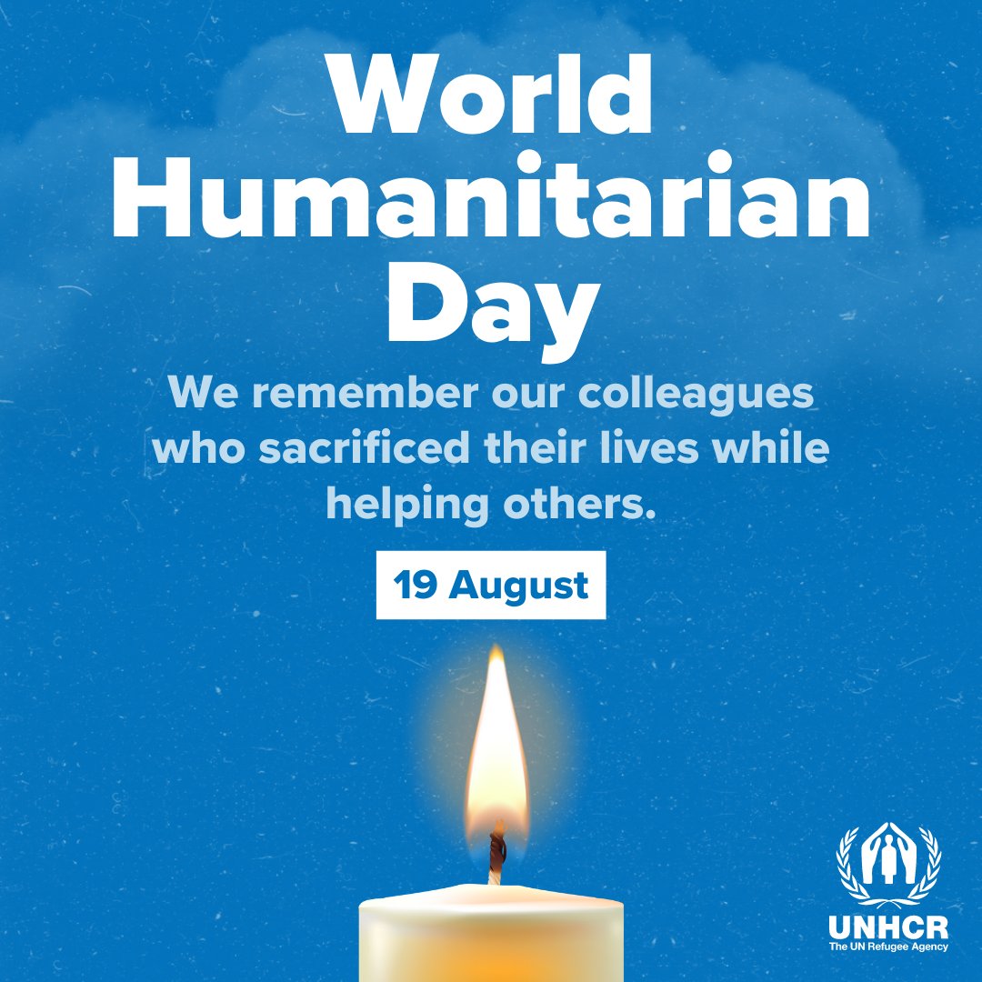 On #WorldHumanitarianDay, we honour all humanitarians killed and injured in the line of duty. 

Today and always, we remember them. #NotATarget