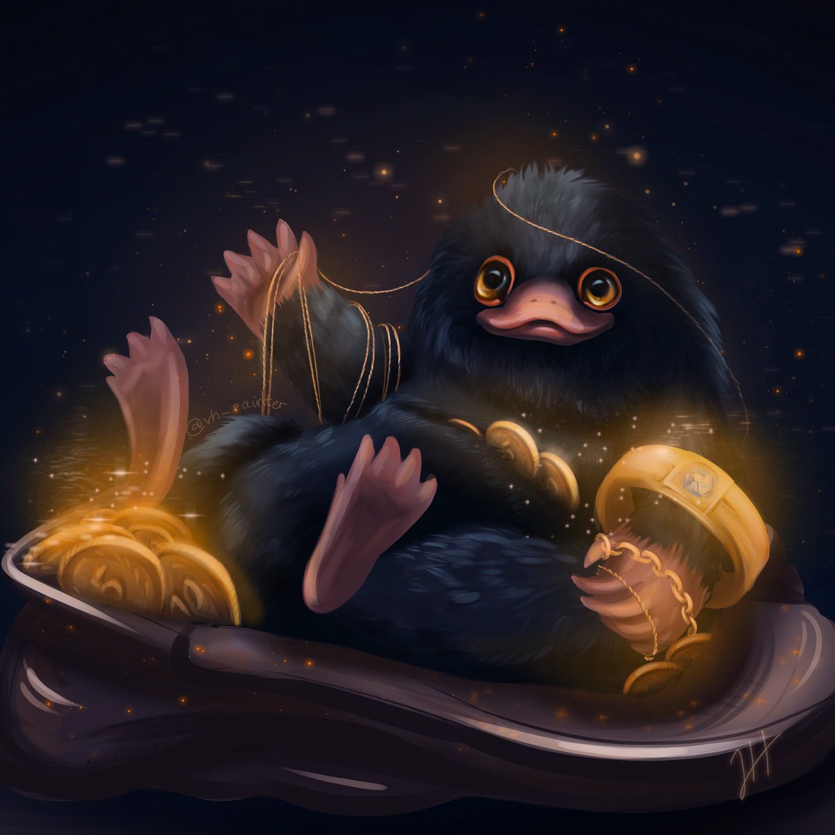 VhPainter's tweet photo. 🐾My art "Nifflers"Fantastic creatures and where they live

 #art #illustration #digitalart #арт #artillustration #NFTartist https://t.co/CKBqVcEVaJ