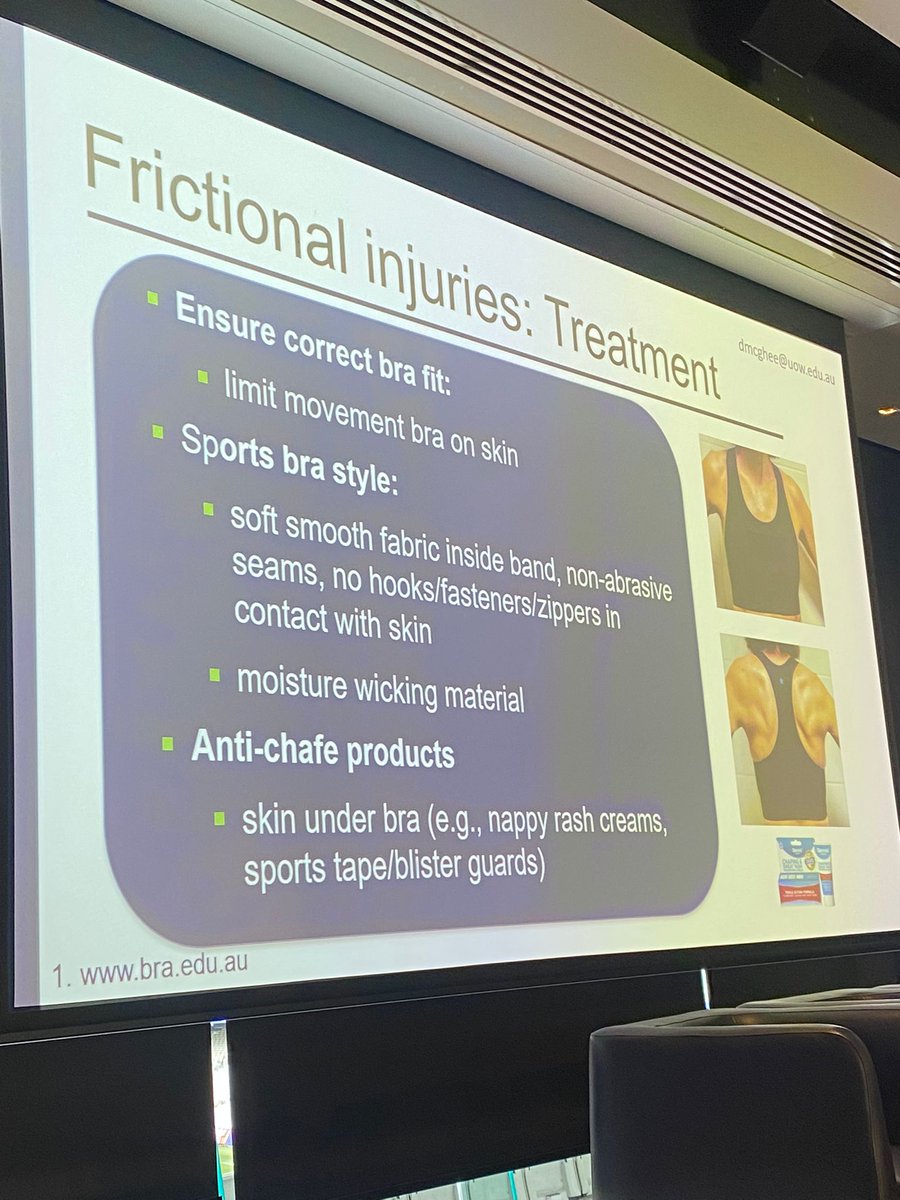 BJSM_BMJ's tweet image. Deirdre McGhee -incredibly informative presentation on Breast Health and Support. 

⚠️ "We need to target schools to start women off on the right path! Physios can play key role here" 

⬆️ Education &amp;amp; awareness is what we need!

#WISC22 @LaTrobeSEM @LaTrobeHERsport @WISCongress