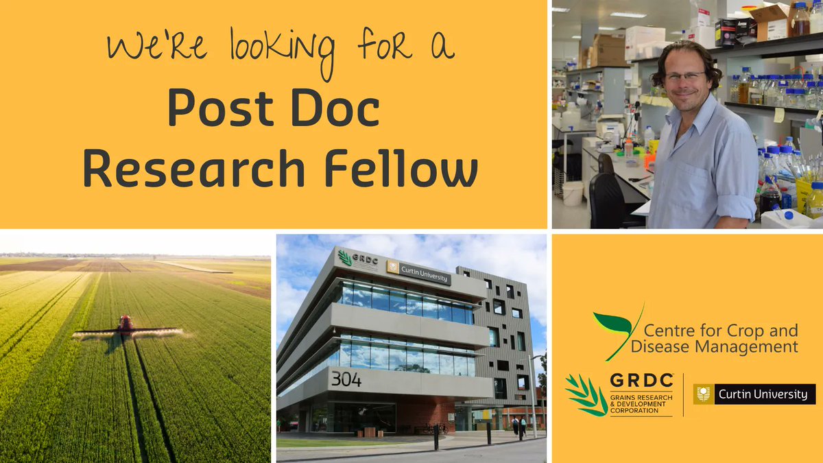 We're looking for a researcher to work with our <a href="/j_mylne/">Joshua Mylne</a> on agricultural fungicide entry and survival inside plants using mass spectrometry, chemistry approaches: buff.ly/3dxW74N 
Read more about this exciting project at the END of this story: buff.ly/3sUqMy4