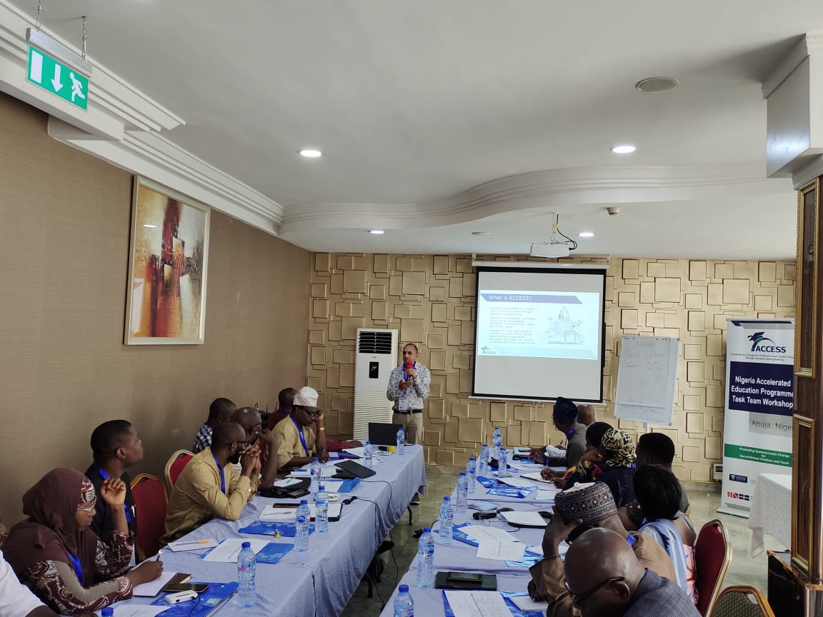 ACCESS_UoA's tweet photo. The first meeting of the Nigeria ABEP Task Team which included gov’t officials, civil society reps, and UN agencies.  Action plan drafted...now the hard work begins! #ACCESS_UoA #EiEevidence @INEEtweets  @DubaiCares @AEWG_News https://t.co/WE9wsErWhs