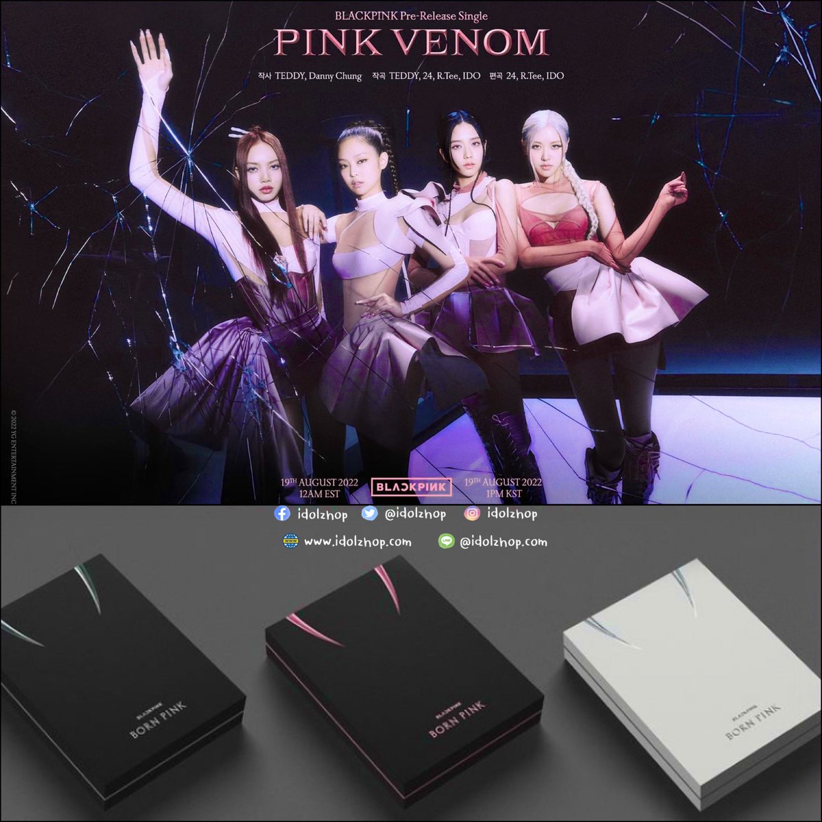 idolzhop's tweet photo. 🔥Prs RT. BLACKPINK IS BACK
สุ่มแจก 2 รางวัล สำหรับลูกค้าที่ ฟอลร้าน + รีทวิต อยากได้อัลบั้มเวอร์ไหน มช. ระบุแจ้งไว้ได้เลยค่ะ / สินค้าใหม่ ของครบ ไม่แกะซีล ส่งถึงบ้านไม่มีค่าใช่จ่ายใดๆค่าา มาร่วมสนุกกันเยอะๆนะคะ 🫶🏻❤️🔥
#BLACKPINK #BORNPINK #PINKVENOM #PinkVenomOutTODAY https://t.co/Ml2SkOeMPB