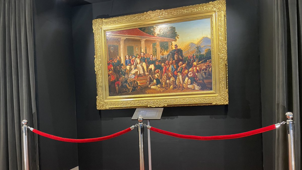 Lukisannya ketemu nih. Bisa nebak di mana? 

#MencuriRadenSaleh