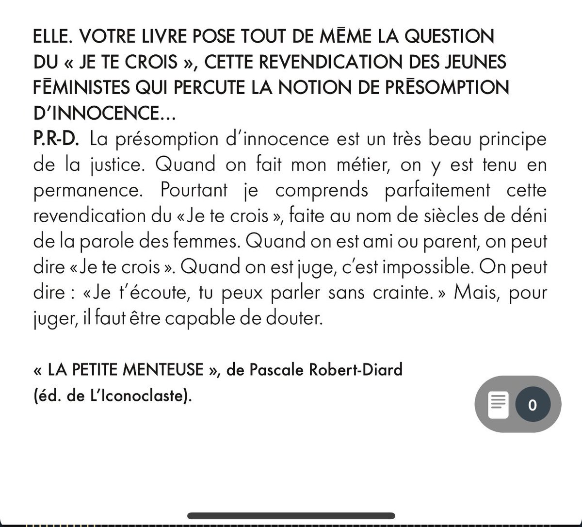 Impeccable Pascale Robert-Diard.