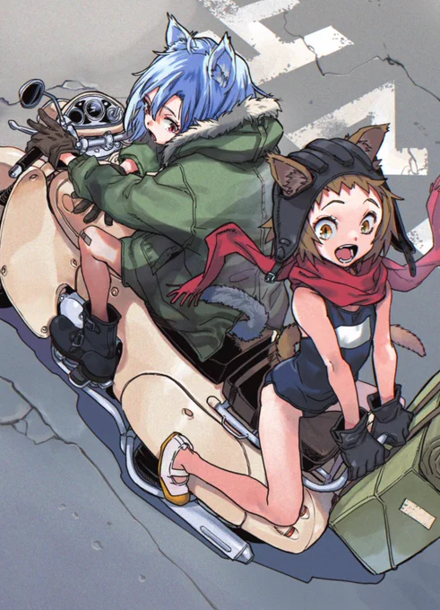 バイクの日にバイクな絵 