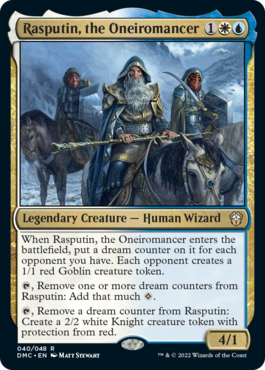 Another Legends Retold, the return of Rasputin Dreamweaver, still very weird azorius card. More previews at https://t.co/Xf7A1xPXdT #MTGDMU Source: https://t.co/abACZdNlQD Another Legends Retold, the return of Rasputin Dreamweaver, still very weird azorius card. More previews at https://t.co/Xf7A1xPXdT #MTGDMU Source: https://t.co/abACZdNlQD