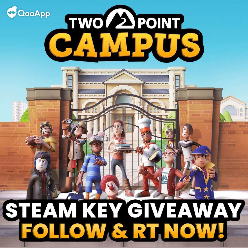 ✨📢QooApp x Two Point Campus RT Campaign📢✨

Join for a chance to win a Two Point Campus Steam Key🏫🎁
 
▼ How to enter
1. Follow <a href="/QooApp_EN/">QooApp</a>
2. RT this!
 
*Closing Aug 28
*5 Winners🏆

▼Details
news.qoo-app.com/en/post/111804
 
#QooApp #TwoPointCampus