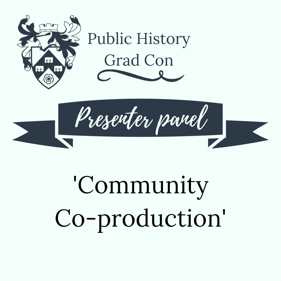 PubHistGradCon's tweet photo. Come join our fantastic panel on Community Co-production which includes @tomwillett84 on illuminating the past in Lewes through bonfire night, @SuzieCloves on geolocated audio and multivocal place histories, and Charlie Cayzer on modern representation of jazz music and dance 💃🏻 https://t.co/cbicXyQJfK