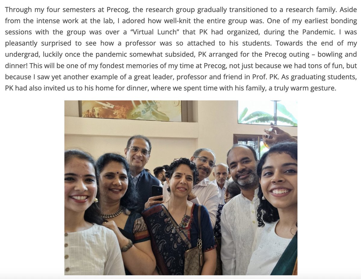ponguru's tweet photo. "Personally, I have benefited greatly from this ["rapidly growing Precog Alumni circle"]. says @mallika_2011  Subramanian #BTech #IIITH #Classof2022 in her blog, Learn, Bond, Grow @ Precog! https://t.co/VUU6TFLDIx M is starting her MS program @Columbia #ProfGiri #ProudAdvisor https://t.co/XbKfKqlffY