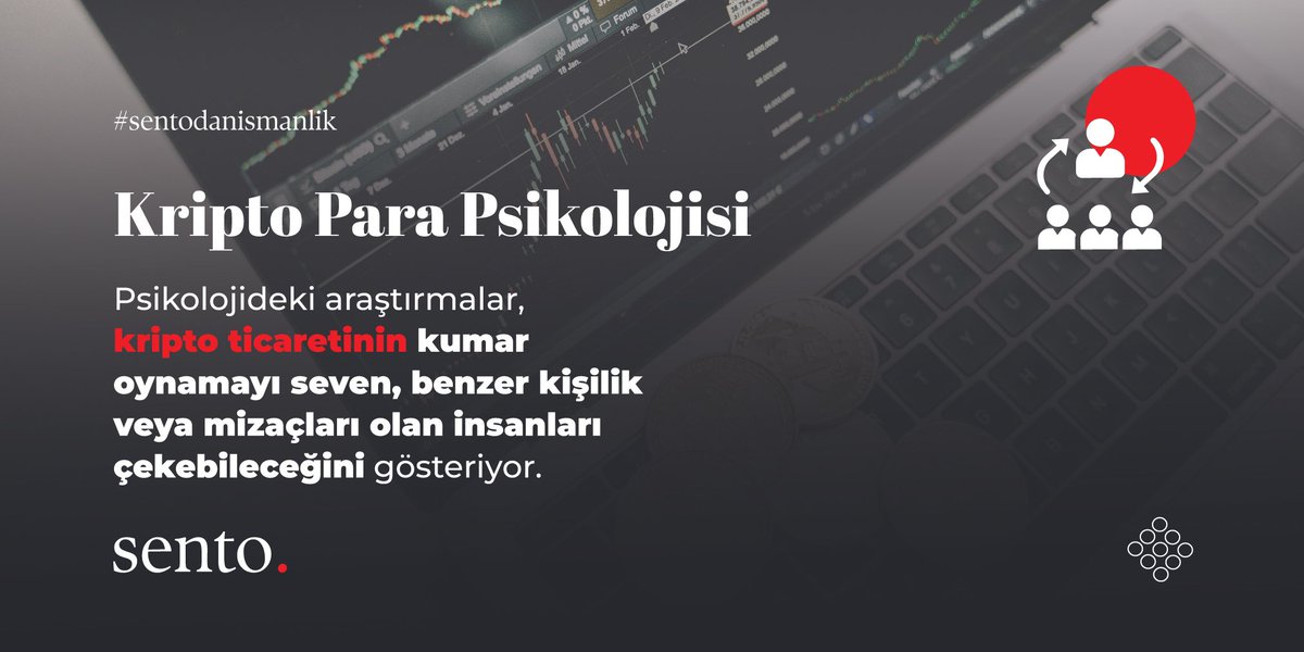 SentoKurumsal's tweet photo. Psikolojideki araştırmalar, kripto ticaretinin kumar oynamayı seven, benzer kişilik veya mizaçları olan insanları çekebileceğini gösteriyor 👨‍🎤

#sento #KurumsalPsikoloji #sentodanismanlik #psikolojikdanismanlik #onlinesöyleşi #kripto #kriptopara #cyripto https://t.co/PAzWxOq53U
