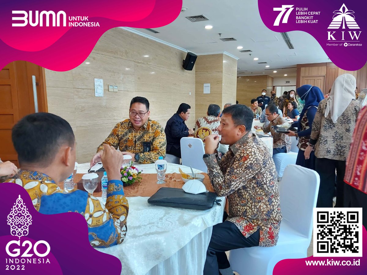 ptkiw's tweet photo. KIWinners,
Pada hari ini (19/08/2022) PT KIW hadir dalam acara Entry Meeting "Pemeriksaan atas Pengelolaan Penyertaan Modal Negara (PMN) di BUMN Tahun 2020 s.d Tahun 2022 pada Kementerian BUMN dan Masing-masing BUMN Penerima PMN" di kantor BPK RI Jakarta.

https://t.co/mVTF9D6Vx2 https://t.co/4UAPSypkna