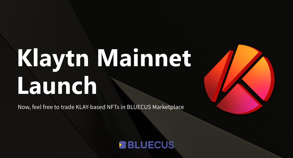 BLUECUS × 클레이튼 메인넷 연동📢

8월 1일 부터 BLUECUS는 클레이튼 메인넷과 연동 테스트를 진행하며 홈페이지 사용 환경 개선에 노력하고 있습니다. 현재는 KLAY 기반의 NFT를 발행하고 거래가 가능합니다.

BLUECUS는 이번 기회를 통해 더 많은 커뮤니티와의 만남을 기대하고 있습니다.
