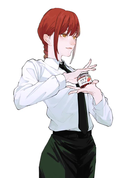 硬い瓶開けるマキマさん 