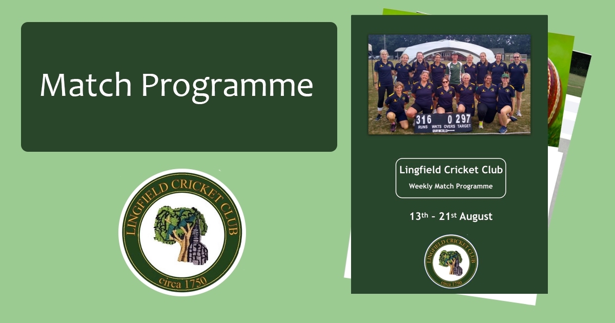 The latest LCC weekly match programme is now LIVE!
- Match reports from last weekends senior fixtures
- Details of upcoming fixtures
- Women's Cricket
Read it all here:
bit.ly/LCCWeekProg12