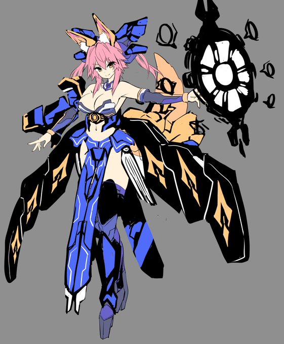 ちなみにアーマードキャス狐とかでデザインも考えてるので、フィギュアやモデラーの方も是非お楽しみに。 