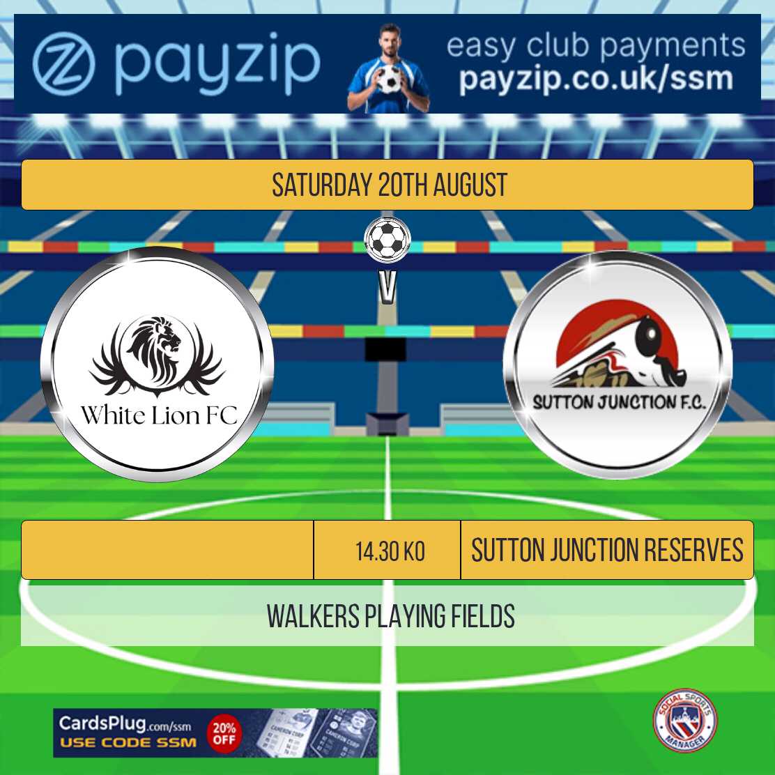 Junction_FC's tweet image. Our games this weekend... Get down and support the lads if you can 👍