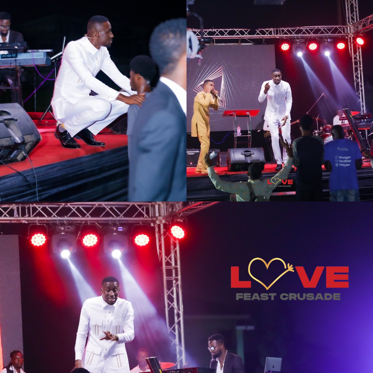 Jayshadymusic's tweet photo. Thank You Lord for the impact and blessings. LOVE FEAST CRUSADE WAS GLORIOUS 🙌🏾🎊Hallelujah!!!! https://t.co/HdaoNkceTw