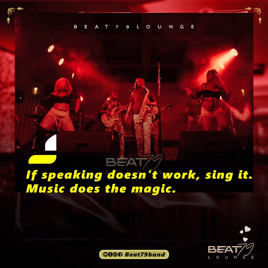 Beat79Band's tweet photo. Music -The connector, the unifier. Sing it! https://t.co/Cj9piSz5Rw