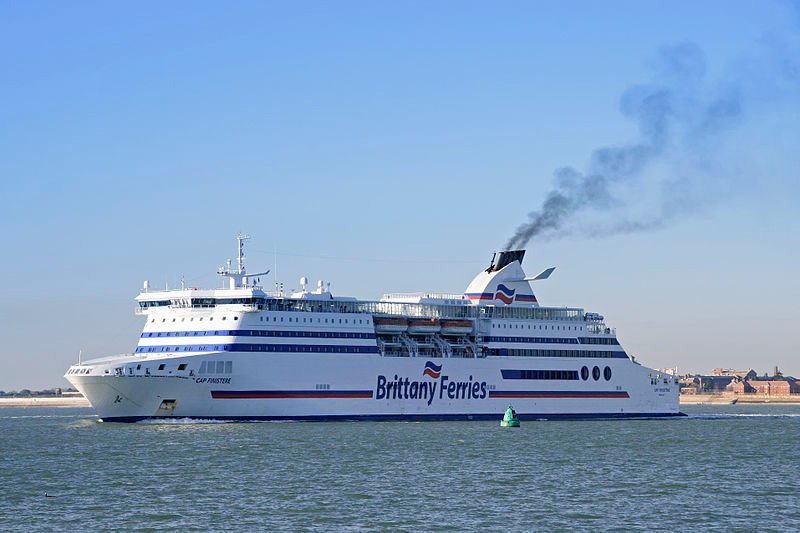 CruiseJipe's tweet photo. #MVCapFinistère is a cruiseferry owned by Bretagne Angleterre Irlande SA (#BrittanyFerries)& operated by Brittany Ferries between Portsmouth-Santander & Bilbao she was acquired in 2010 by Brittany Ferries from #SuperfastFerries (#AtticaGroup) where before she used to serve Greece https://t.co/cCl3GBjkaL