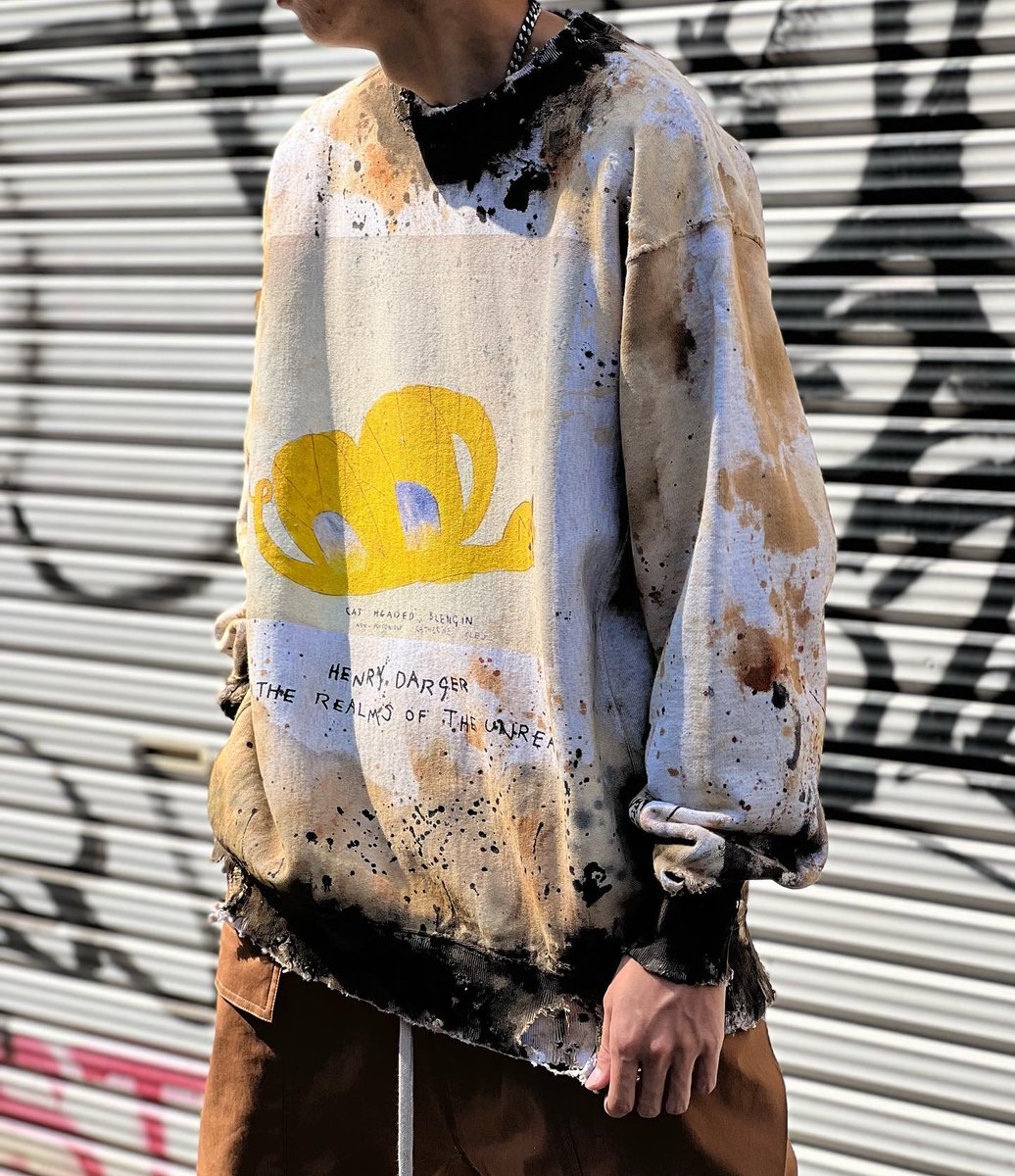 KIDILL×Henry Darger コラボレーションプルオーバースウェット www