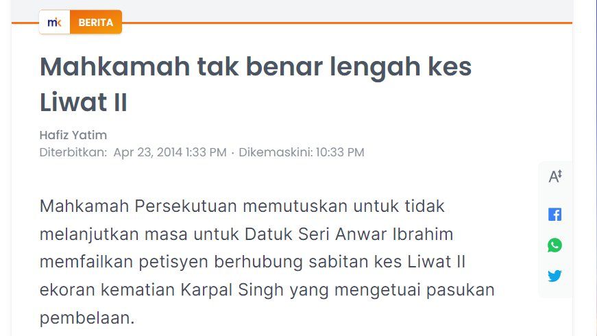 muhammadnajib79's tweet photo. Anwar dulu, peguam dia (mendiang Karpal) mati pun tak dapat tangguh kes.

Najib pula, peguam lama dia (Shafee) elok je hidup, entah-entah tengah main dengan anjing kat rumah.

Peguam baru dia (Hisyam Teh) pun hidup juga.

Tapi sibuk nak tangguh, pastu meroyan takde keadilan. https://t.co/yG0lkQ8syd