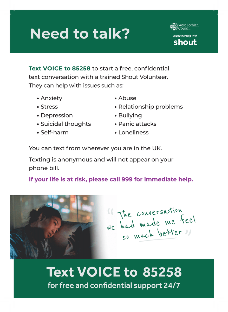 stksupport's tweet photo. Free and confidential Mental Health Support available via Text🙂 https://t.co/YKdtu1k3sD