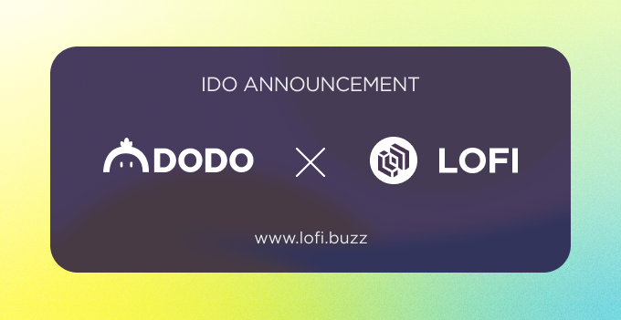LOFI_BUZZ's tweet photo. 🪙 LOFI x DODO 🪙

We are happy to announce the date for our IDO on @BreederDodo
Check out the detail here: https://t.co/YloHrfjnIU

🎁 Over $200 BUSD ➡️ Free mint opportunity for LOFI Pods NFT

The IDO will start at 12:00 PM(UTC), Aug 26th, 2022

🚀 Get ready for $LOFI tokens https://t.co/WGyQ2HFhgr