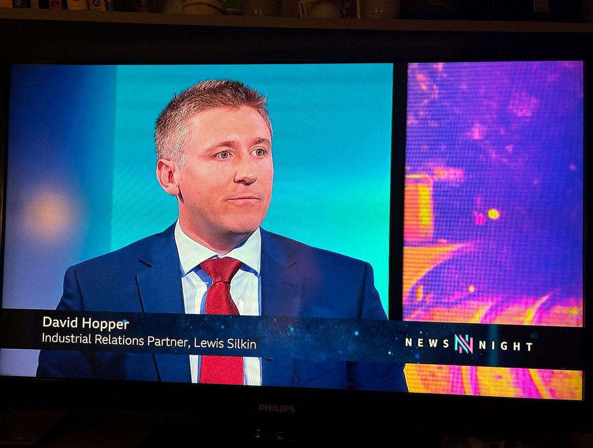 LewisSilkin's tweet photo. Catch-up on Lewis Silkin's David Hopper commenting on resolving the rail strikes in last night’s @BBCNewsnight

Watch the full episode here: https://t.co/vsXPIMTAhu

#RailStrikes #IndustrialRelations https://t.co/N98Jq0CM3u