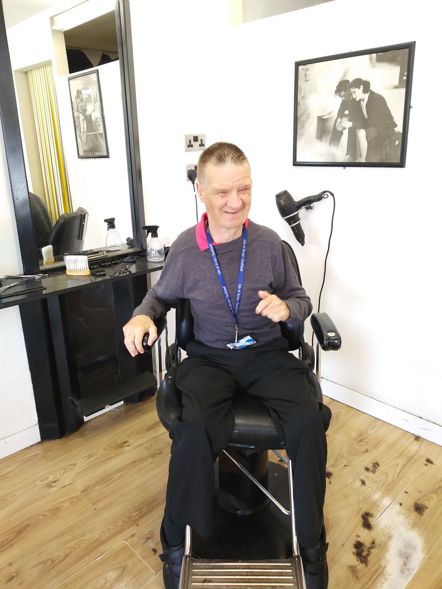 Alistair with his new haircut 😀