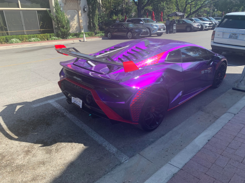 Spotted cars, exotic cars on Twitter "Stunning Huracan STO in shiny purple exoticcars 