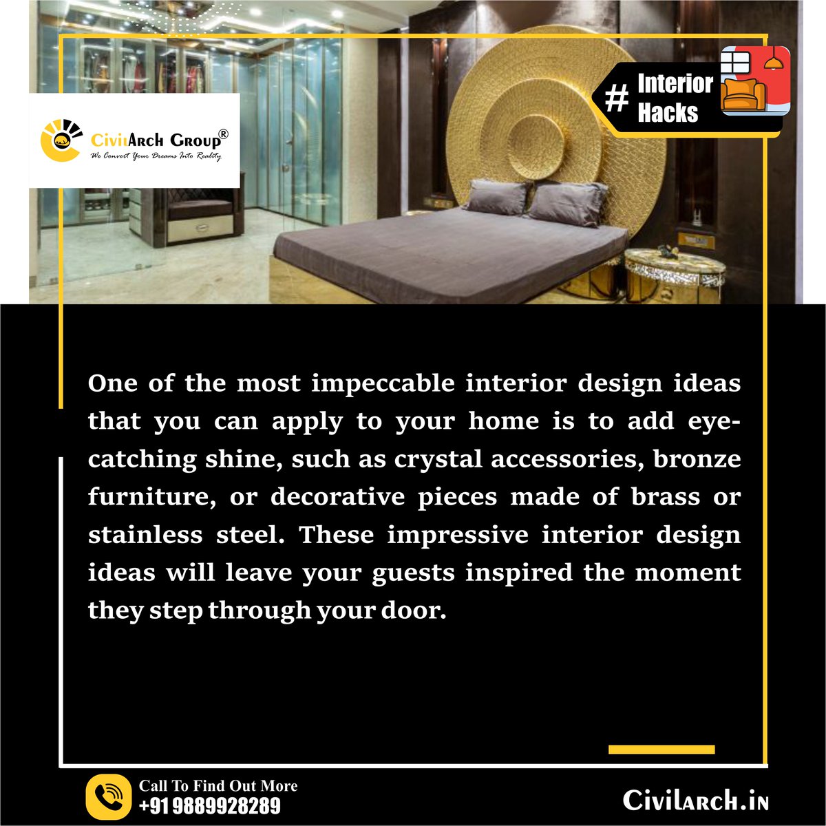 CivilArchgroup's tweet photo. Interior Design Tips By Team 
Civilarch #Civilarch #InteriorHack https://t.co/j7Uj42V3ek