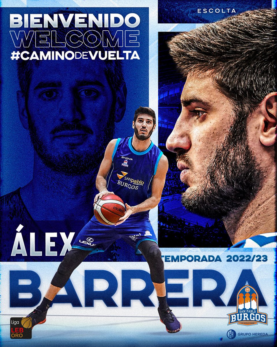 PROTAGONISTAS | Álex Barrera vuelve a Burgos para el nuevo curso 📝 sanpabloburgos.com/es/noticia/ver… #BienvenidoDeVueltaBarrera #CaminoDeVuelta 💙