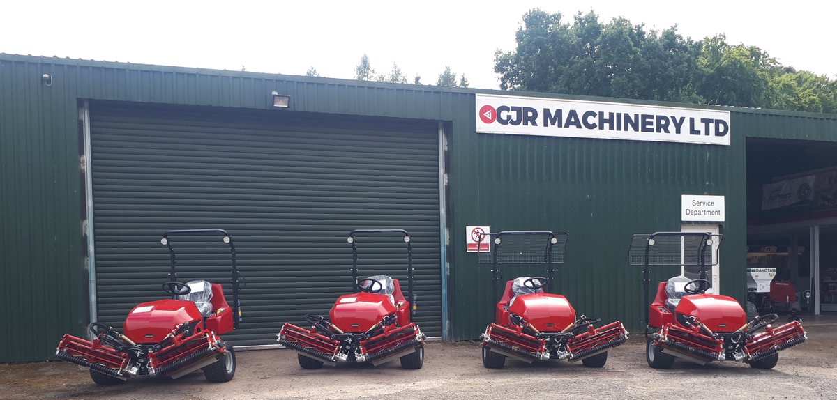 Taken delivery yesterday of 4 Baroness LM331 Tees & surrounds triple mowers, Ready to have their PDI & rear roller brushes fitted today for delivery next week. 
#baroness
#golfcoursemachinery
#turfcare
#LessStresswithBaroness
