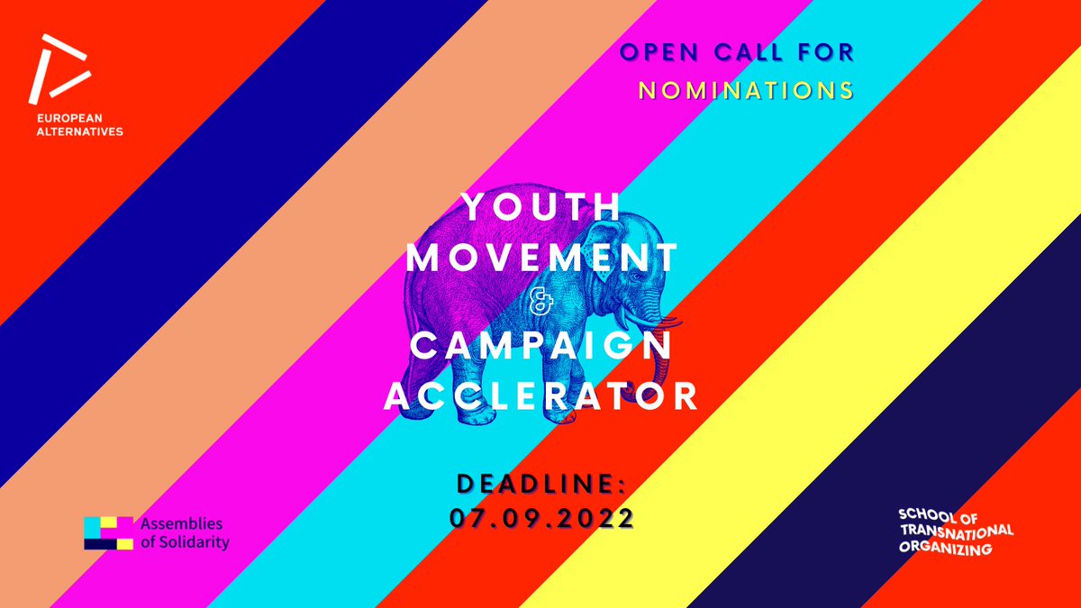 👉Is there anyone you would like to see take a larger role in society?

💥Send them to the #YMCA, that’s what it’s for!

✍️The project is a leaning-by-doing program for activists throughout Europe. Nominate someone by 7th Sept. 

More on⤵️
euroalter.com/call-for-nomin…
#youth4change