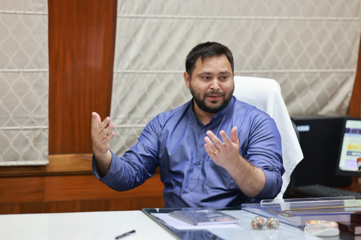 yadavtejashwi's tweet photo. बिहारवासियों को बेहतर स्वास्थ्य सुविधा एवं सेवा मिले इसी संकल्प के साथ स्वास्थ्य विभाग में पदभार ग्रहण किया। https://t.co/DwY0e5FPXp