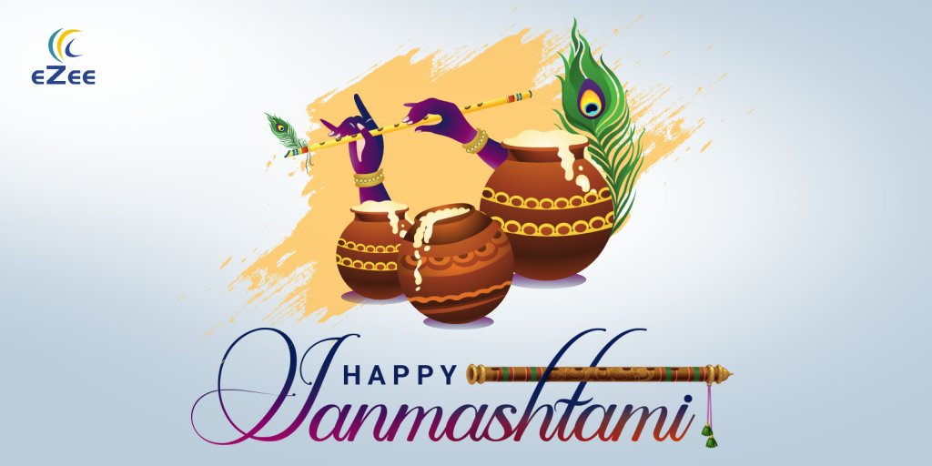 jpragash18's tweet photo. May Lord Krishna shower his most cheerful blessings on you and make your life as melodious as his flute. ๐๐ต
Wishing you all a Happy Janmashtami!
#krishnajanmashtami #janmashtami #shreekrishna #lordkrishna #krishna #kanha #gopala #radhekrishna #eZeewishes #eZeeTech #eZee https://t.co/l66KlP2cfH