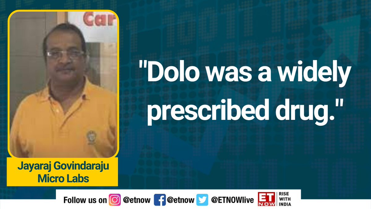 ETNOWlive's tweet photo. "Rs 1,000 cr spent on freebies is an absolute exaggeration", says @jayarajg8991 of @MicroLbsLtd on the 'Dolo' freebies case. Read here- 

#Dolo #DoloTablet #Dolo650 https://t.co/8vgpBY9pZl