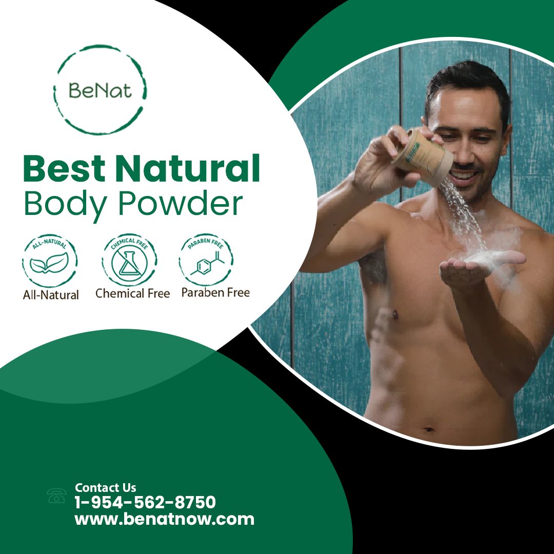 BenatOfficial's tweet photo. Relish in the essence of nature with the best natural body powder. It is an eco-friendly and talc-free alternative to deodorant.
Order Now: https://t.co/LxYXkO1Zq2

#naturalbodypowder https://t.co/CaxzNmCWVv