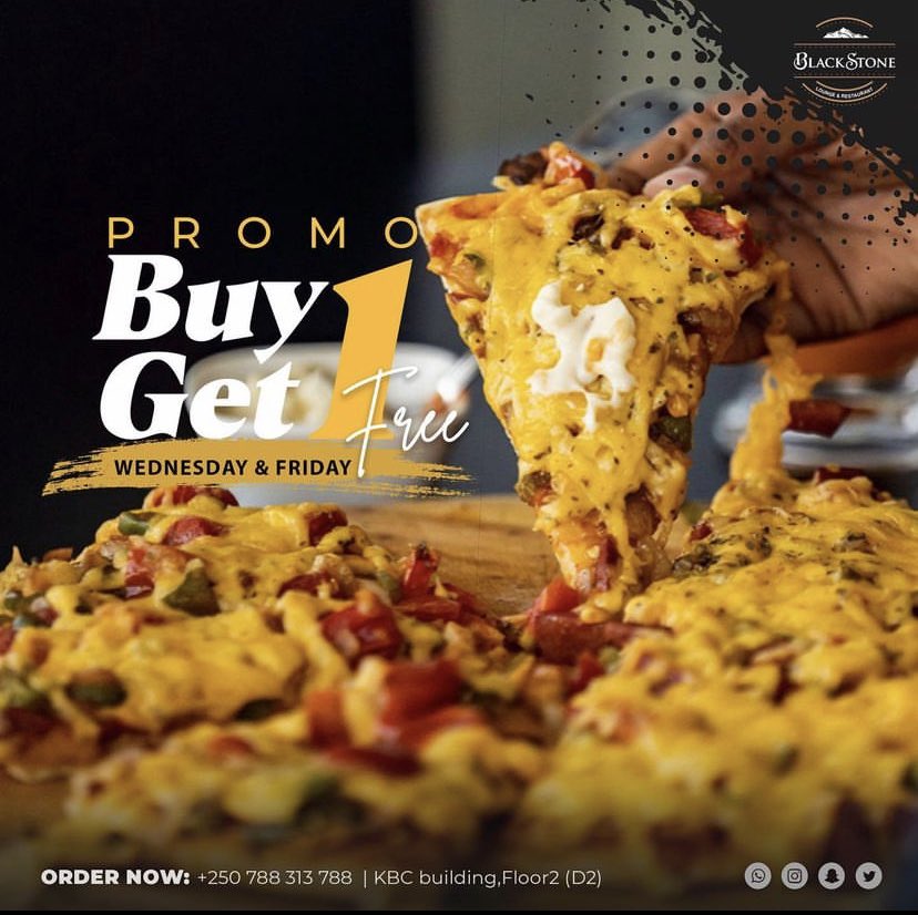 KigaliLounge's tweet photo. GM #Rwot🌞
The spot is inviting you for a night of vibes and #delcious FREE pizza!🥰
•
House DJs #selektaFaba & #DjChrisky ft #DjSonia are ready to entertain you with a #good playlist! 🔥
•
We’ve got a #YB tribute playlist too🙏🏿🕊
•
DON’T MISS OUT!!!
#YouKnowTheSpot https://t.co/xfTddRBGmT