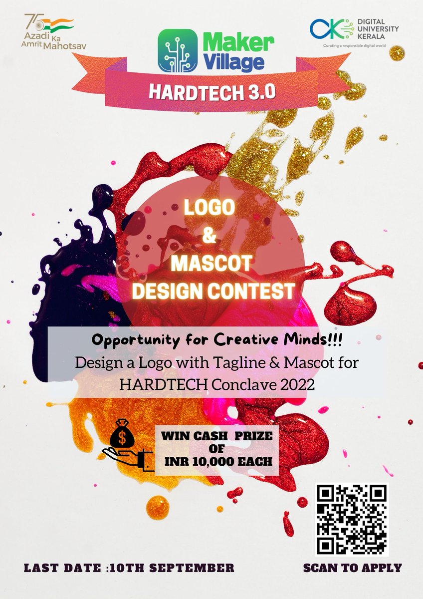 LOGO & MASCOT DESIGN CONTEST for HARDTECH 2022!!! For more details visit makervillage.in